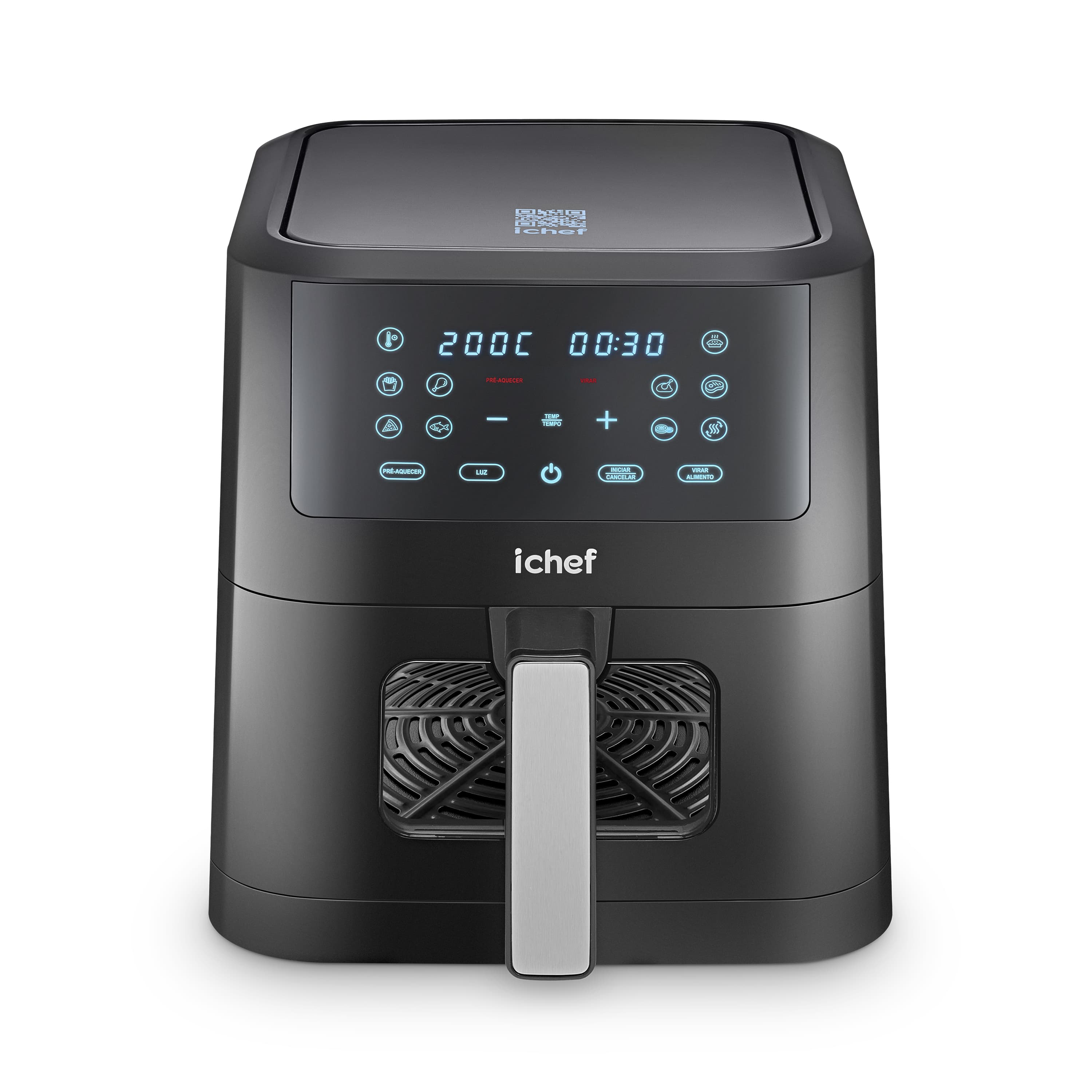 Fritadeira Elétrica Airfryer Ichef Smart Vision 6L - Outlet