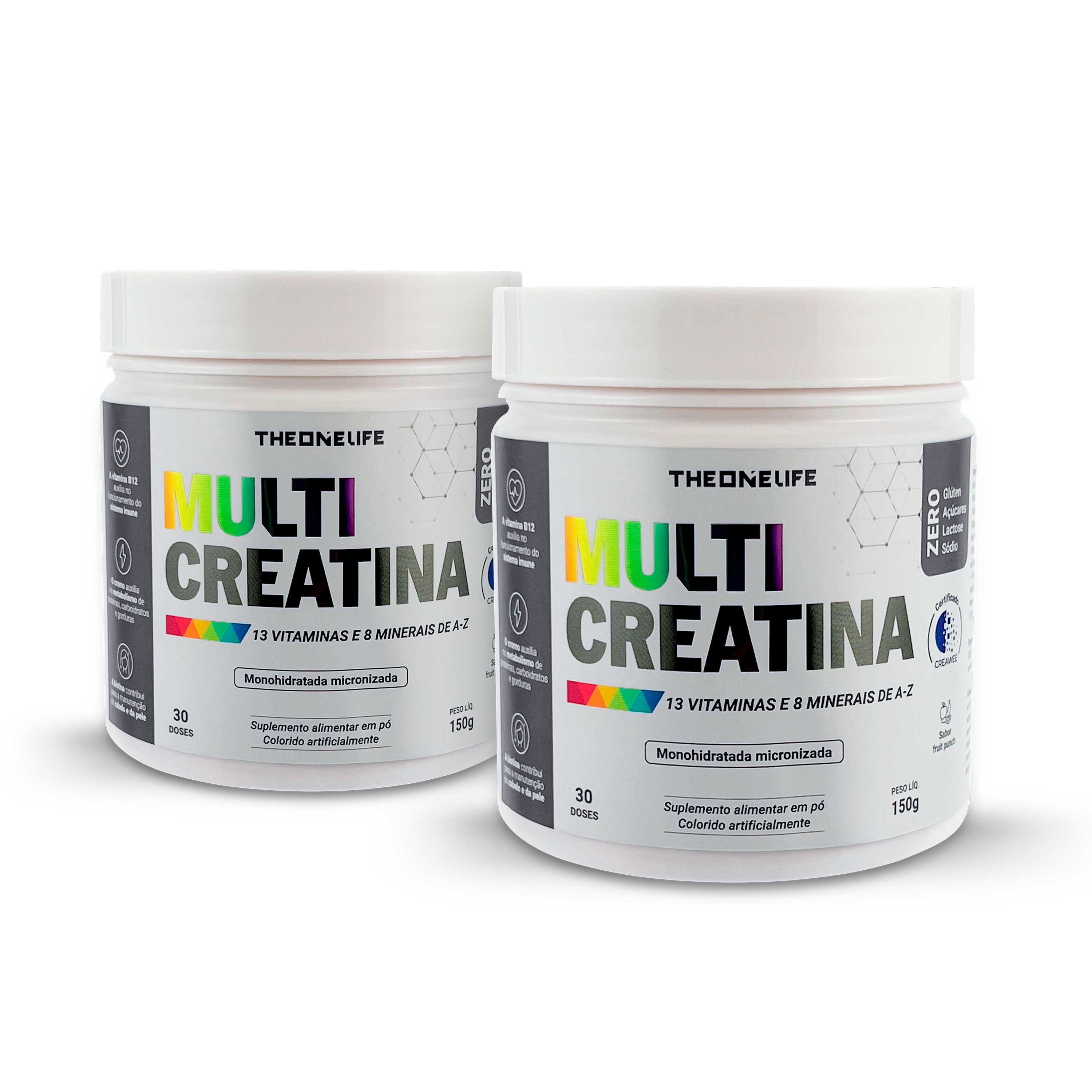 Multivitamínico alimentar Multi Creatina - 2 unidades
