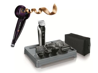 Modelador De Cachos Hair Styler Conair Polishop + Aparador Multigroom Pro Philips