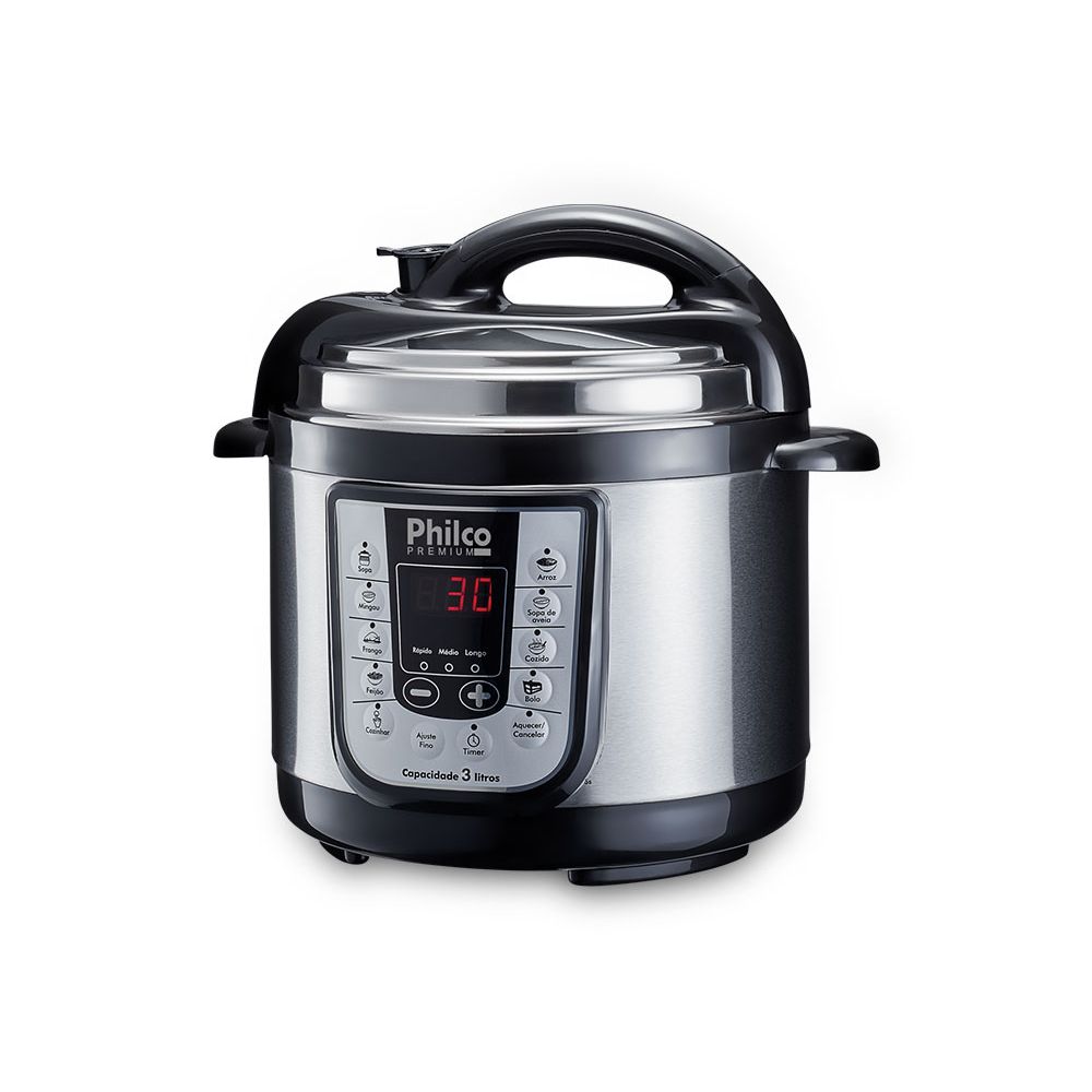 Panela de Pressão Elétrica Philco Premium 3 L Menor preço em Panela de Pressão Elétrica Philco Premium 3 L