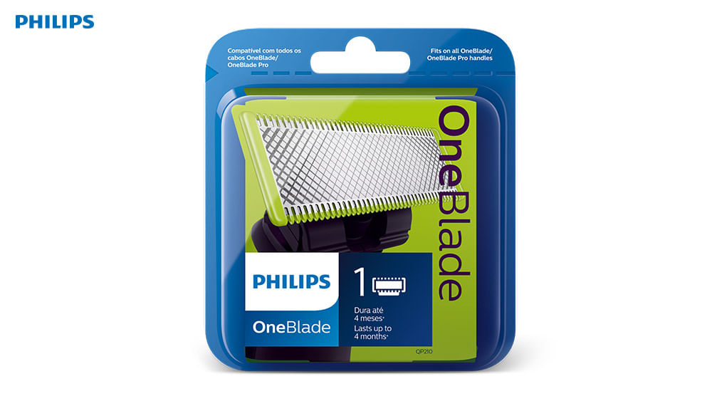 Refil Lâmina Philips - Barbeador OneBlade Pro