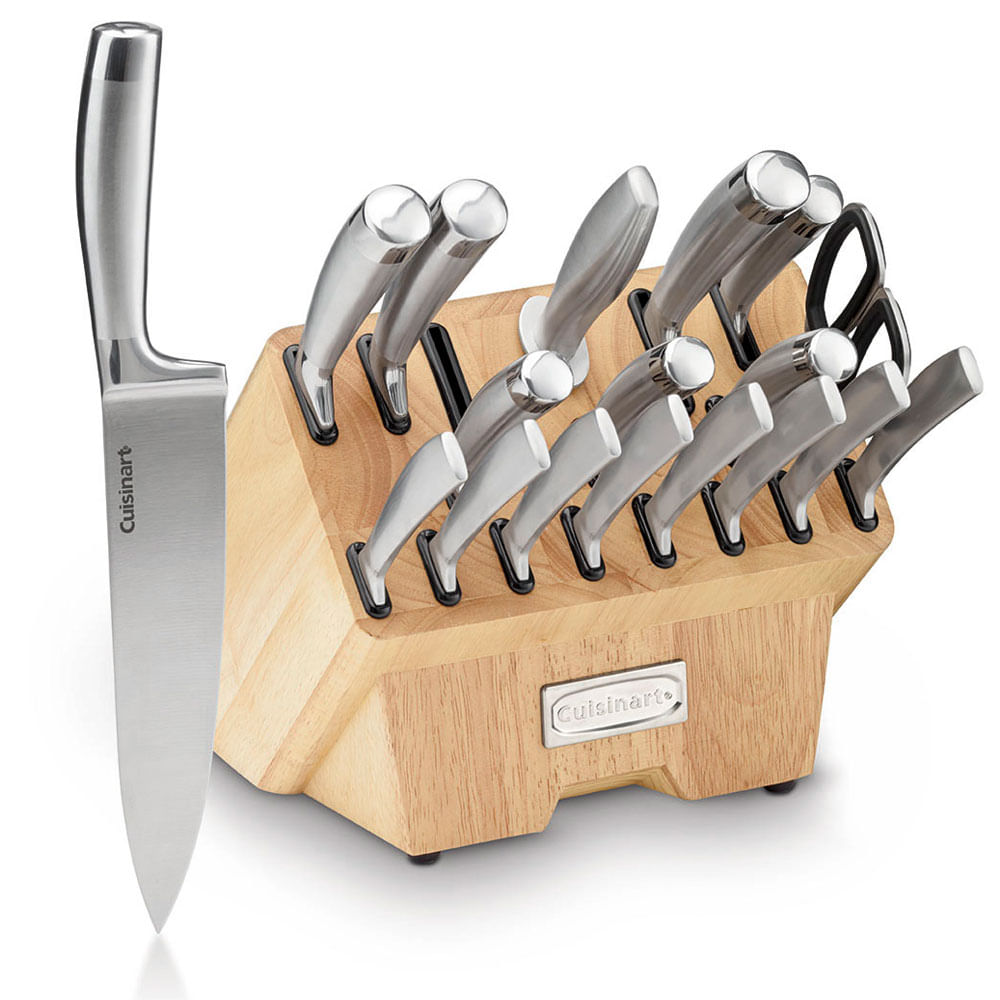Bloco De Facas Madeira Com 19 Peças – Cuisinart
