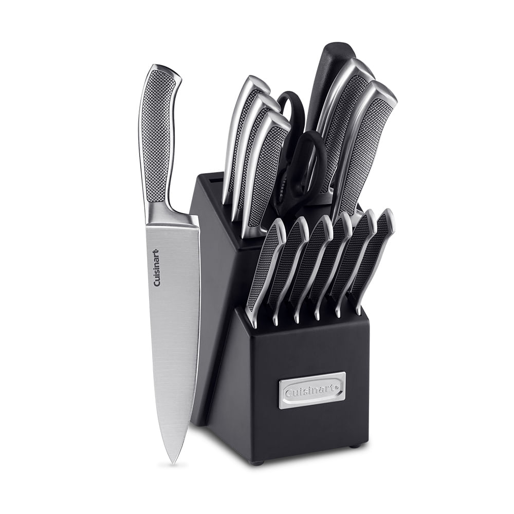 Bloco De Facas Inox Com 15 Peças Cuisinart