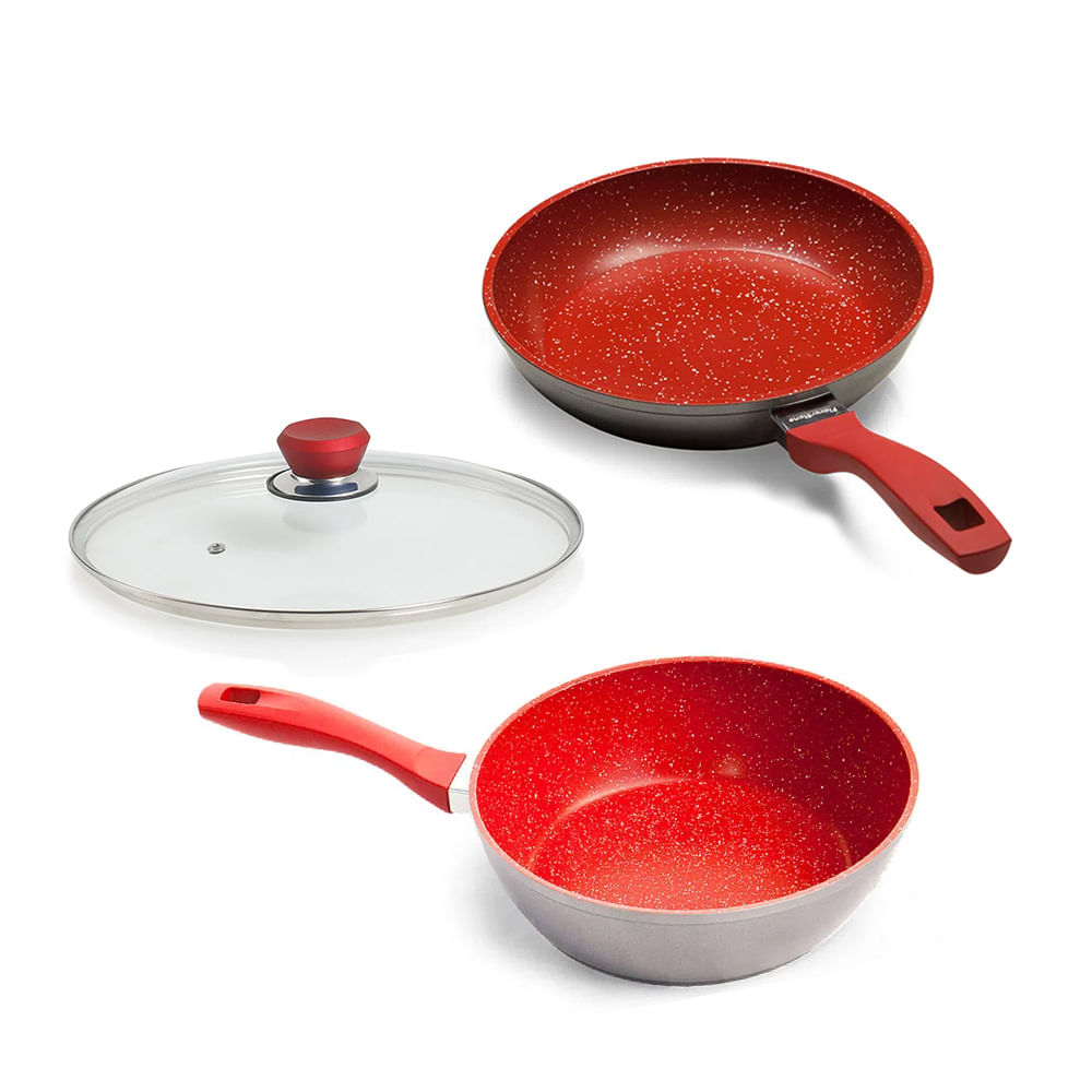 Panela Day By Day 24cm + Sauté Grand 24cm + Tampa 24cm Polishop