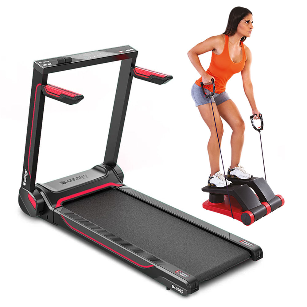 Esteira Ergométrica Genis GT 1000 e ganhe 20% de desconto no Air Climber Power System Genis