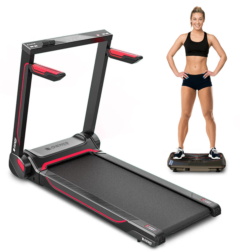 Esteira Ergométrica GT 1000 e Ganhe 20% de desconto na Plataforma Vibratória Energym Pro Genis