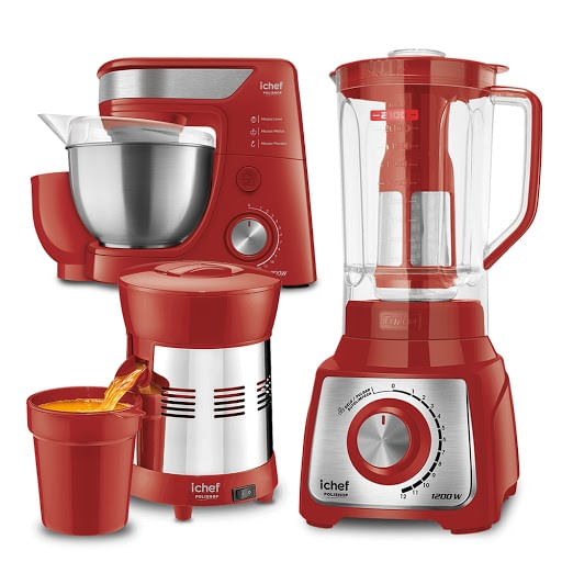 Batedeira + Liquidificador + Extrator Suco ICHEF + R$150 OFF