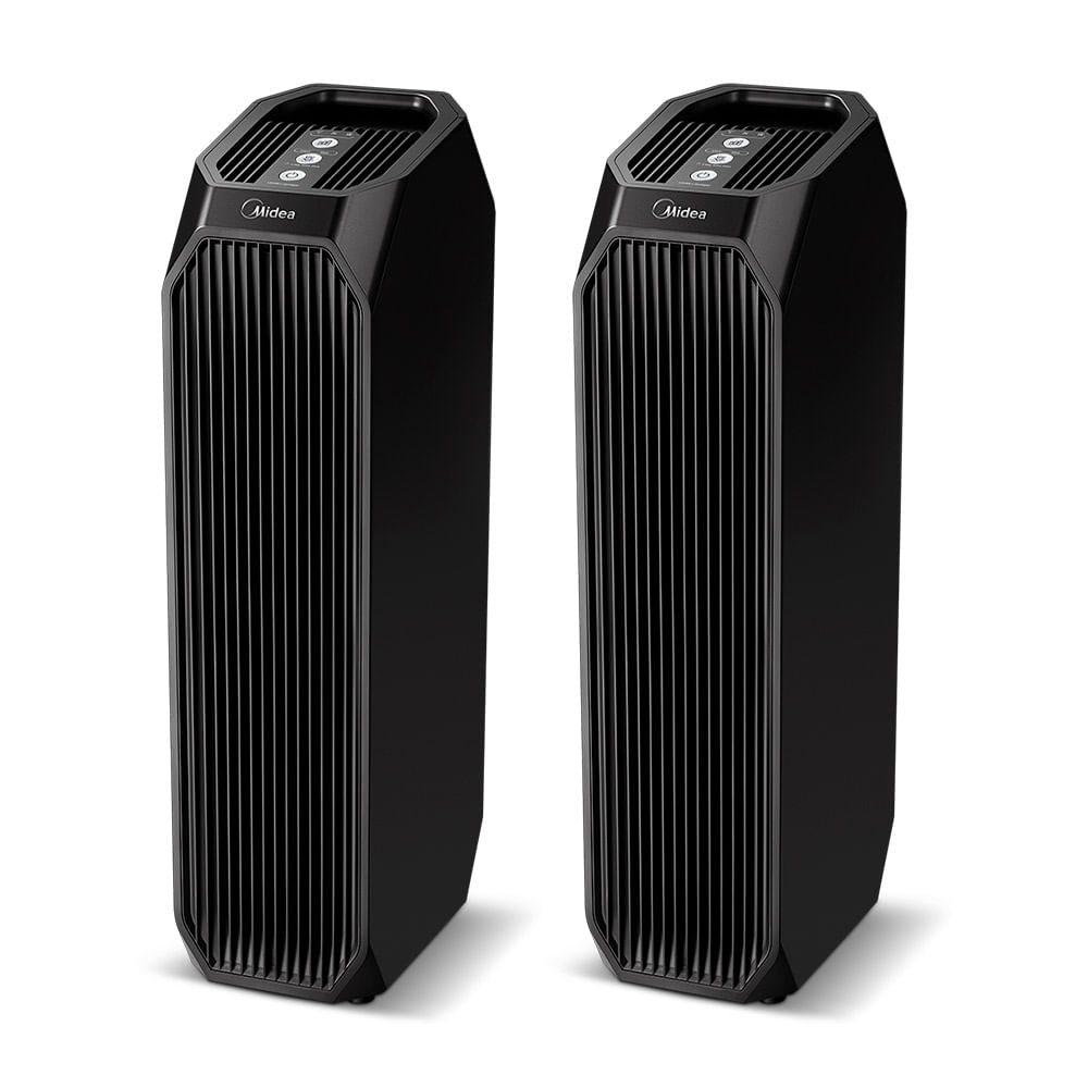 2 Purificadores de Ar Black Midea GANHE 50% Off na 2ªun