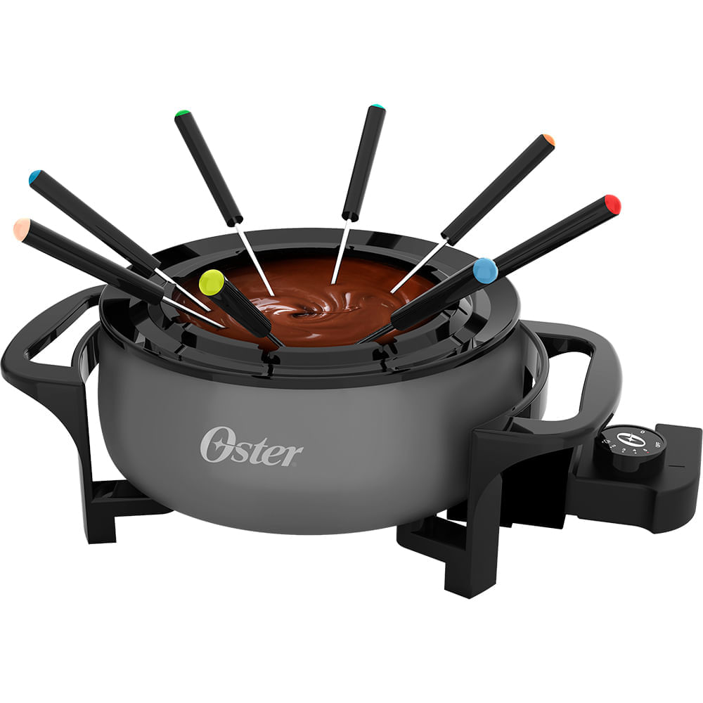 Panela Elétrica para Fondue Oster Cinza 220V