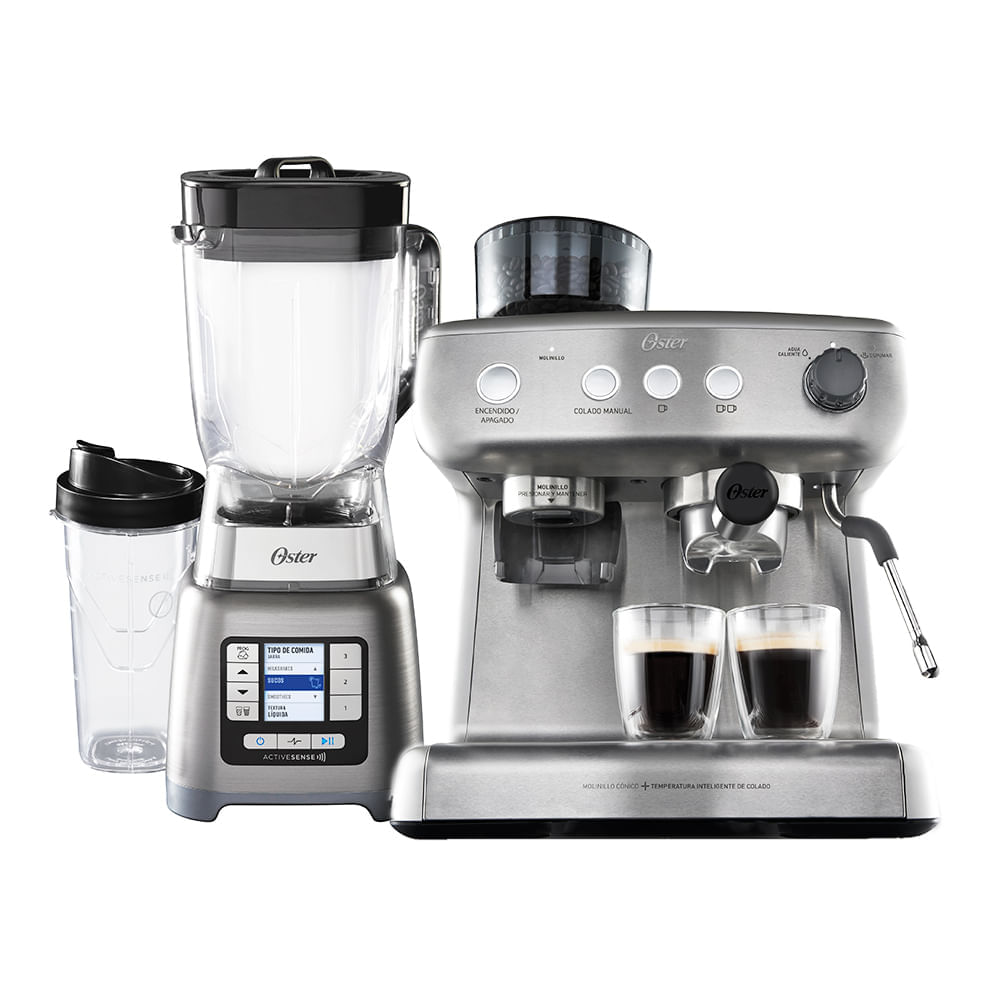 Kit Liquidificador Active Sense e Cafeteira Espresso Oster 220V