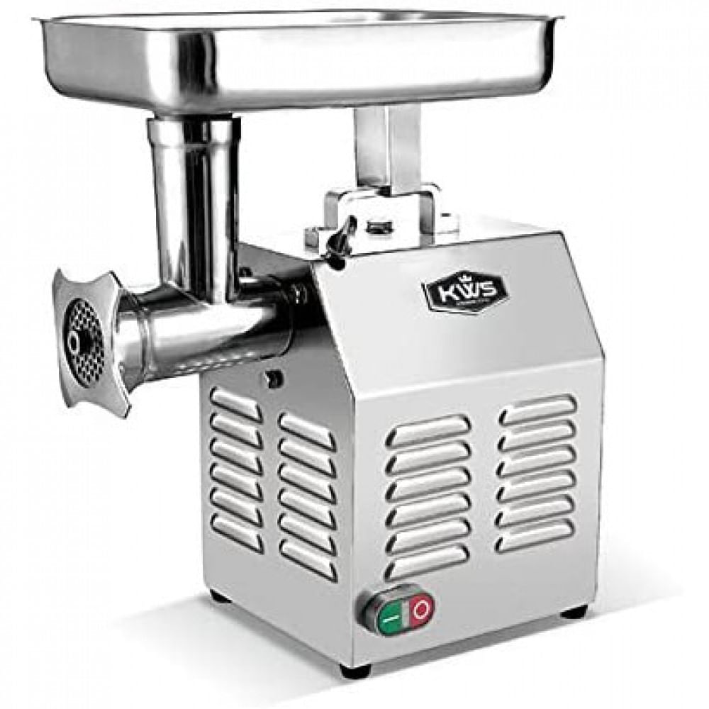 KWS TC12 Commercial 765W 1HP Electric Meat Grinder Stainless Steel Meat Grinder for RestaurantdeliHome
