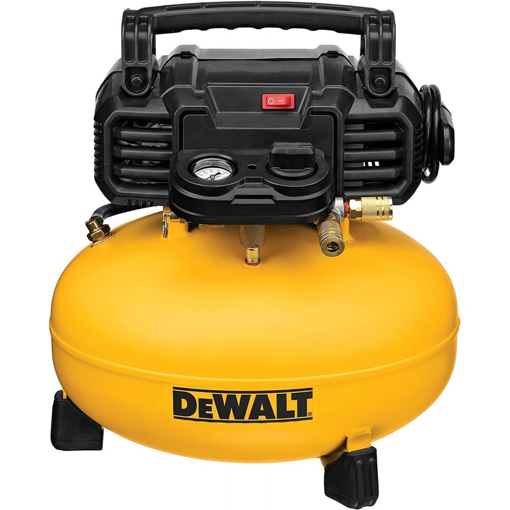 Compressor de panqueca DEWALT DWFP55126 de 6 galoes e 165 PSI