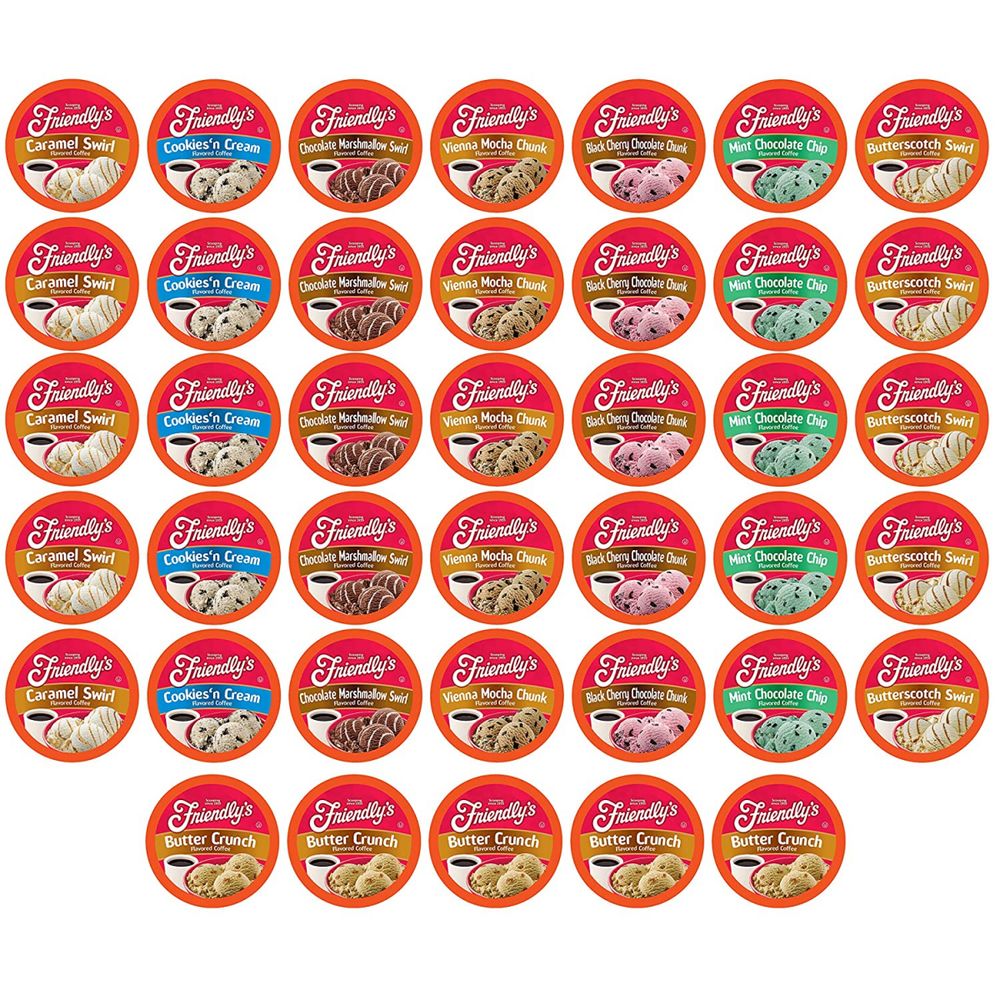 Capsulas de Cafe sabor sorvetes variados 40u Friendlys
