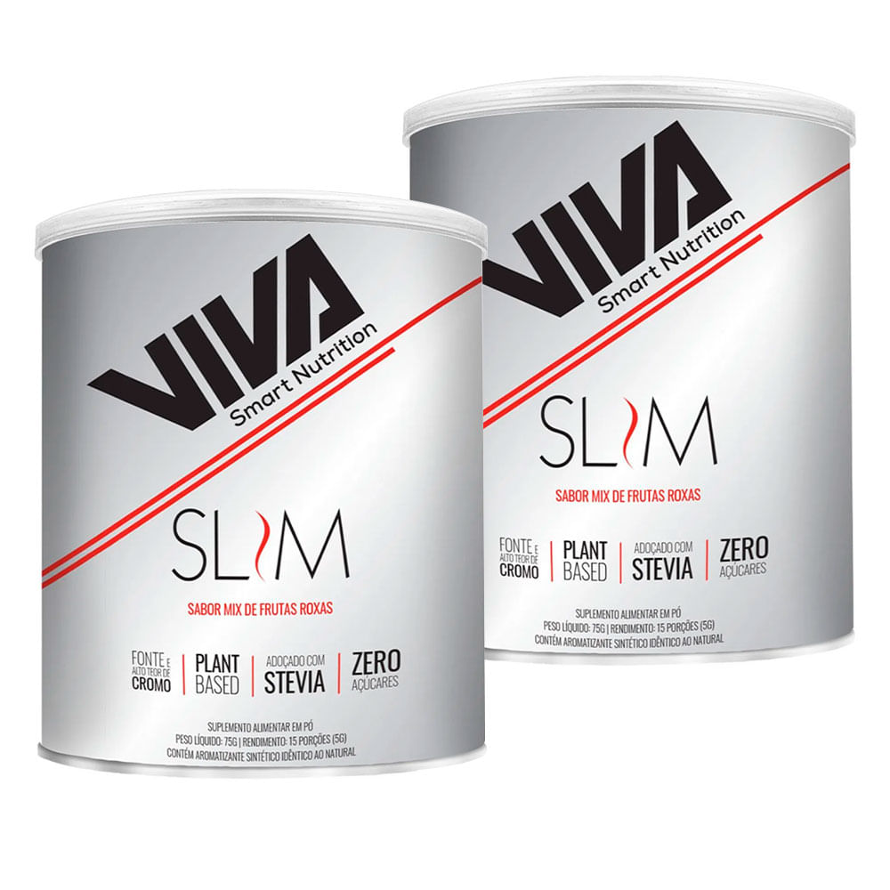2 Suplemento Polivitaminico Viva Smart Nutrition - Slim