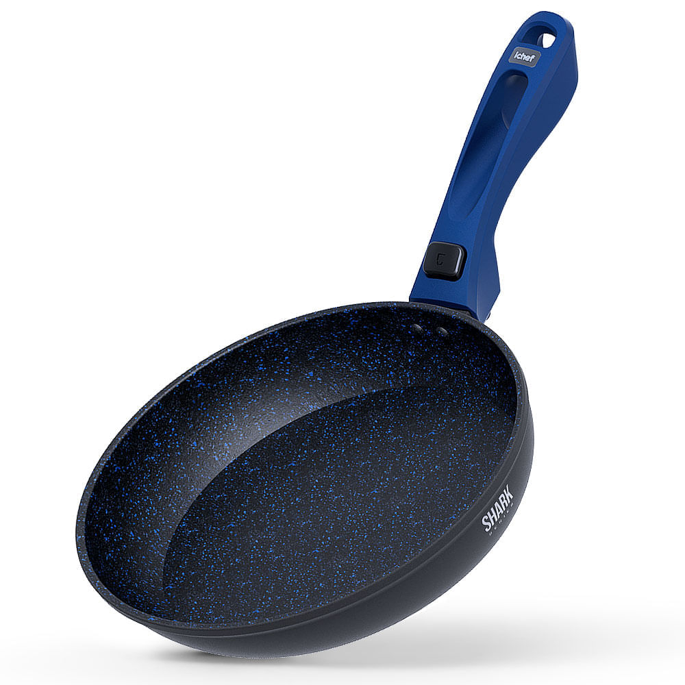 Panela Polishop Ichef Ultra Sauté Grand Shark Series Azul 24cm