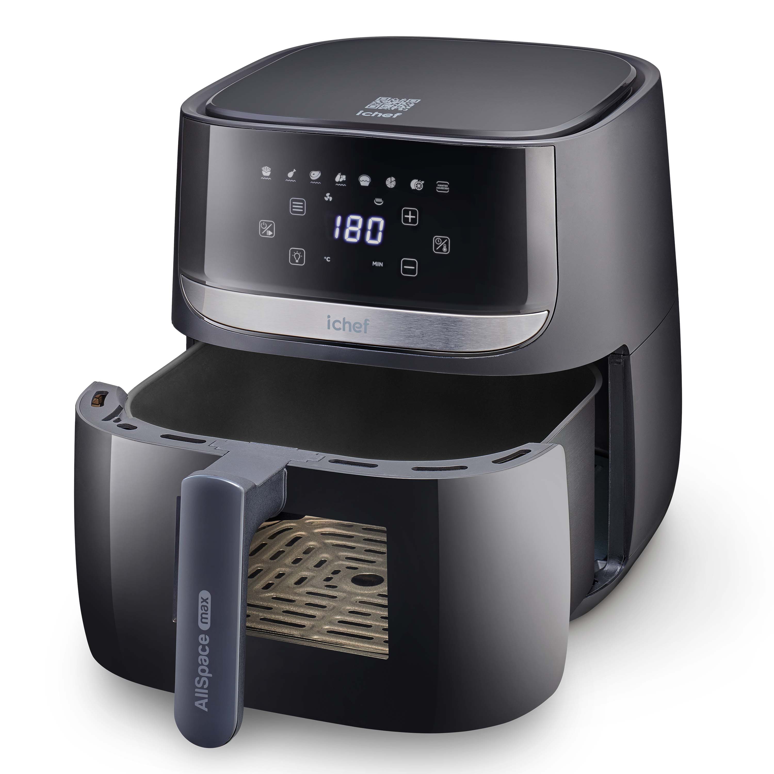 Fritadeira Elétrica Airfryer Ichef AllSpace Vision Max 5,7L