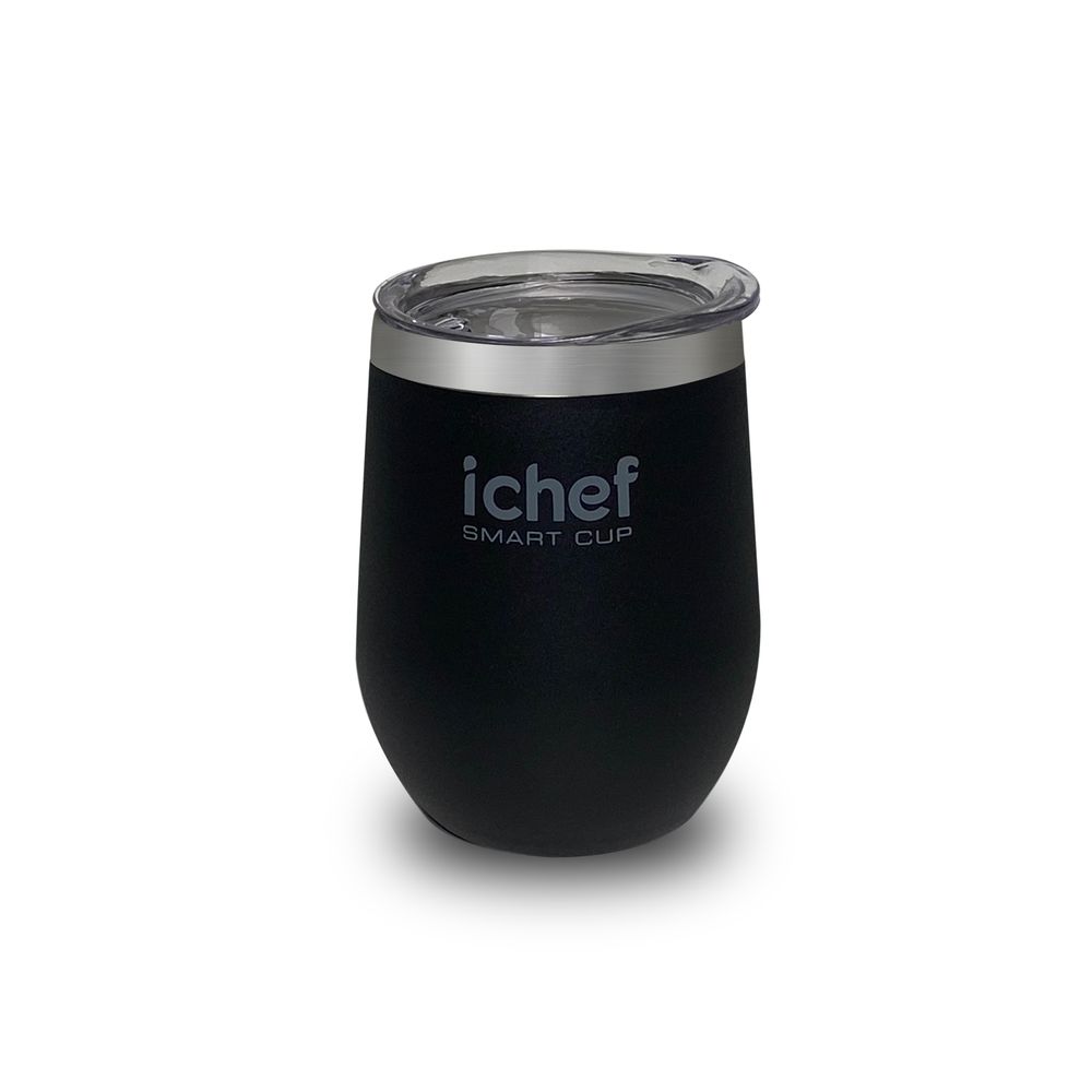 Copo Térmico Com Tampa iChef Smart Cup 350 ml | Preto
